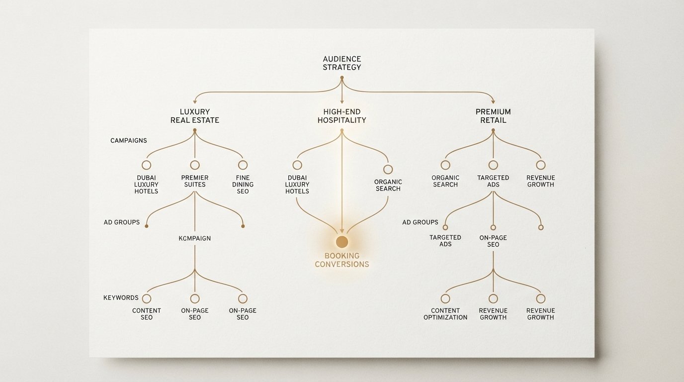 Campaign structure built around leads