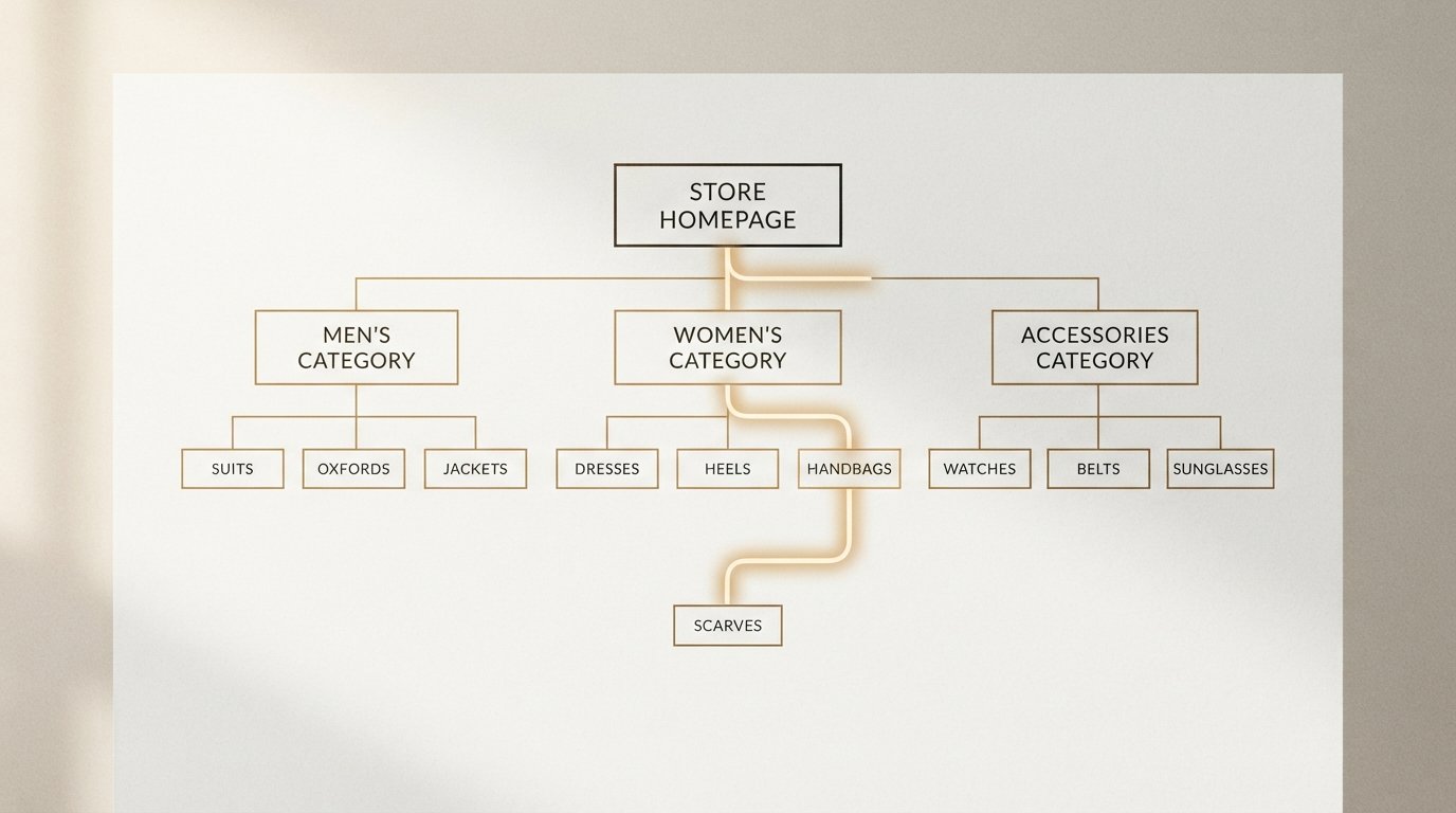 Category architecture and internal linking