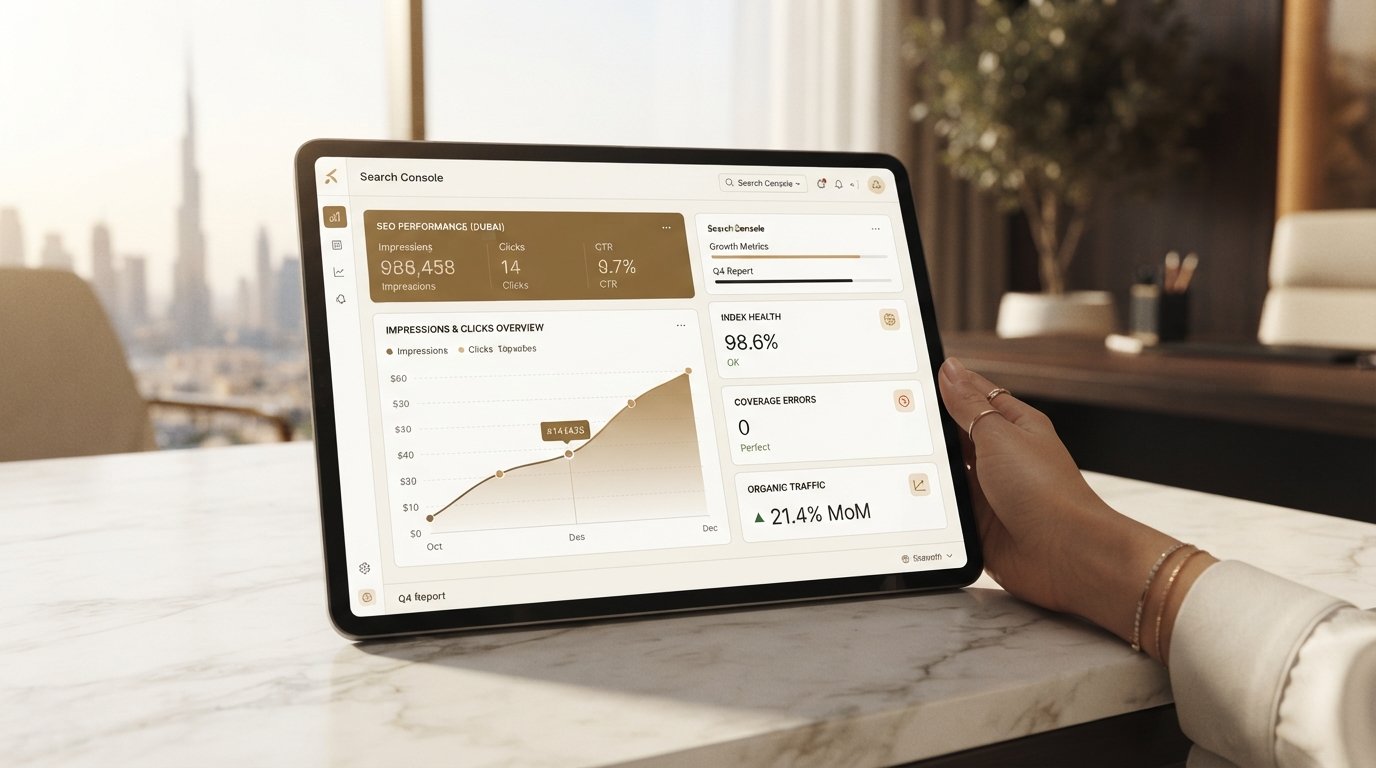 Search Console health dashboard