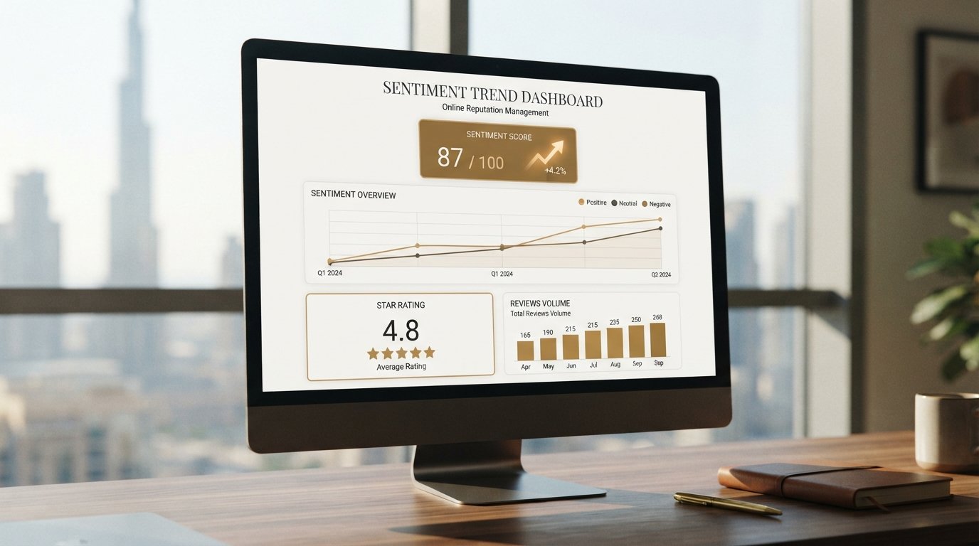 Sentiment trend dashboard