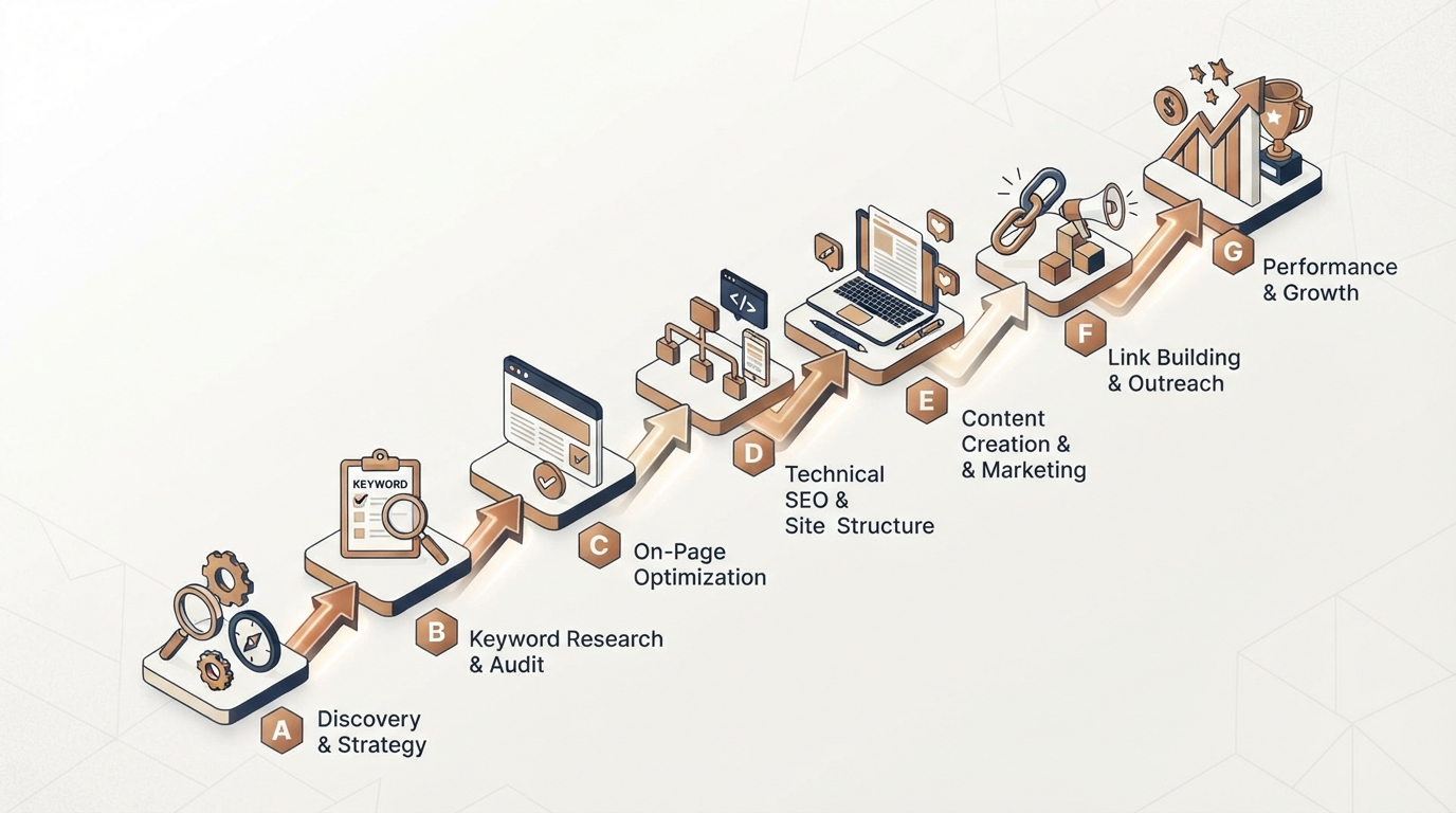 Real estate SEO strategy and process