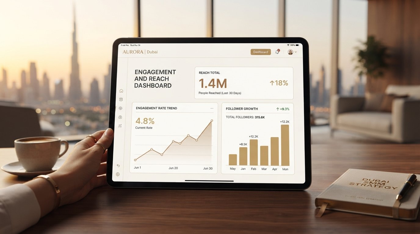 Engagement and reach dashboard