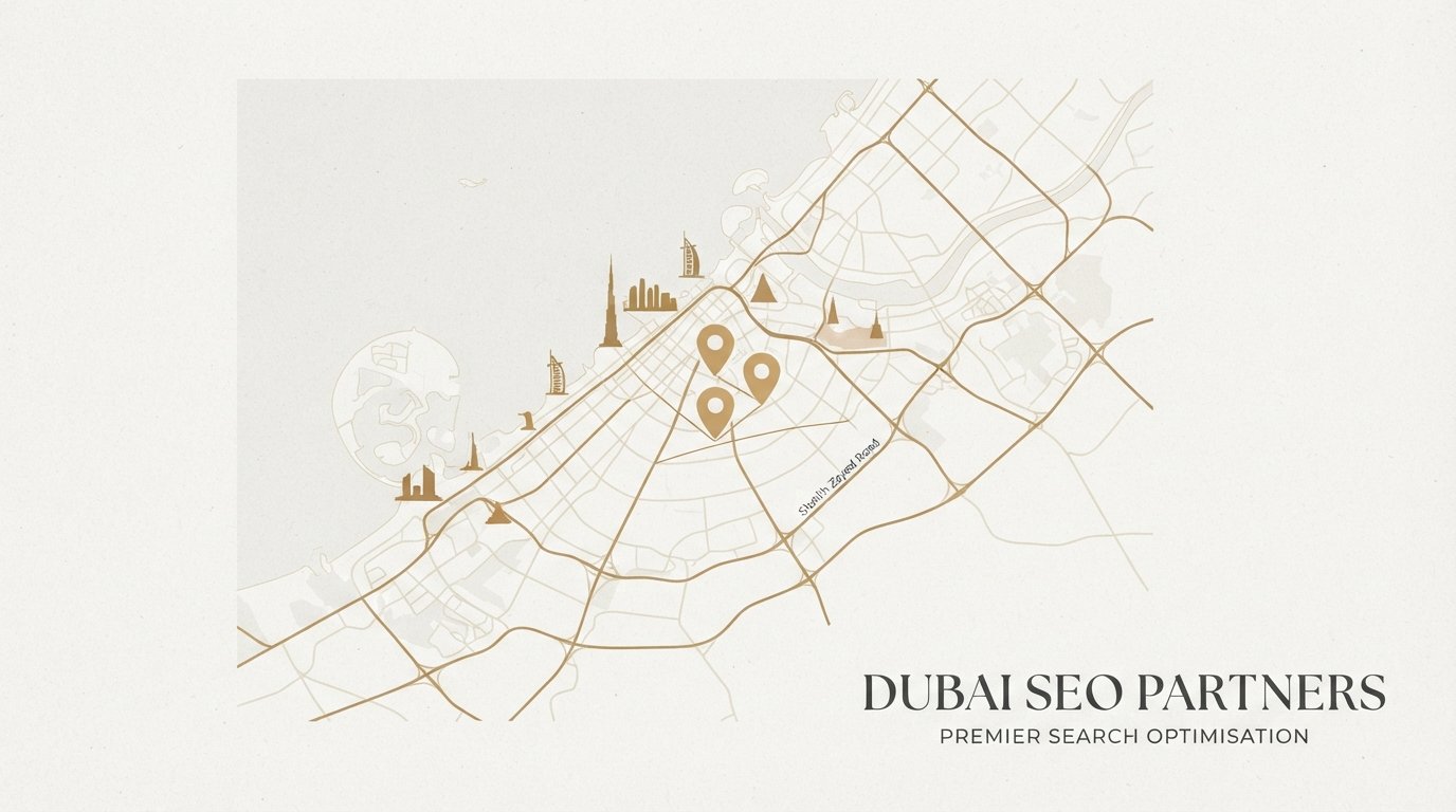 Map-pack rankings across Dubai areas